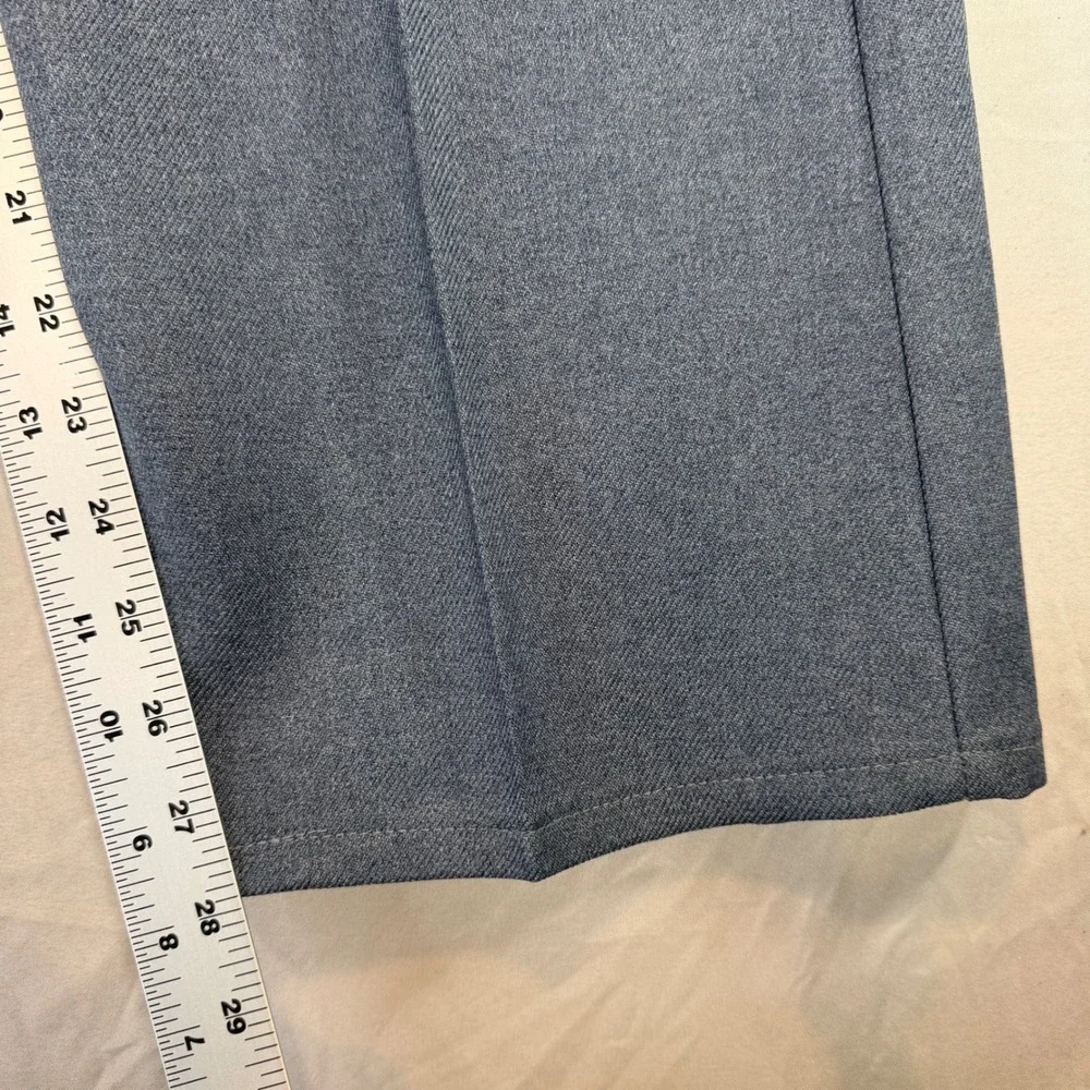 Vintage Levis Action Slacks Mens 38x29 Blue Dacron Polyester Made in USA 80s 90s